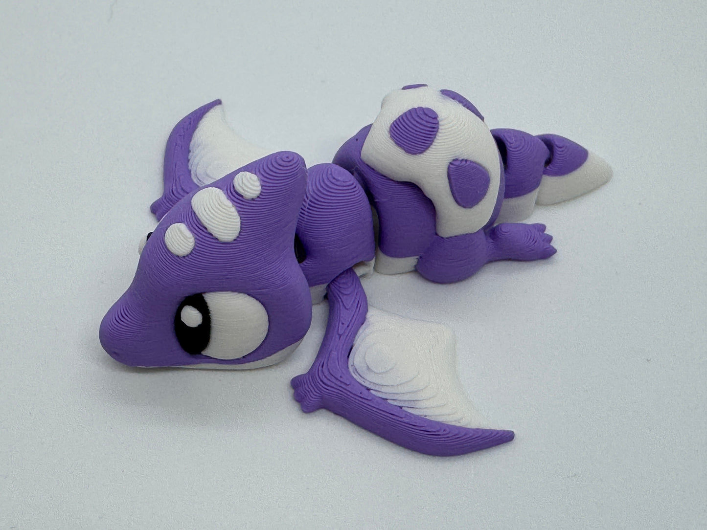 Articulated Purple Pterodactyl with Egg Toy – Articulating Dinosaur