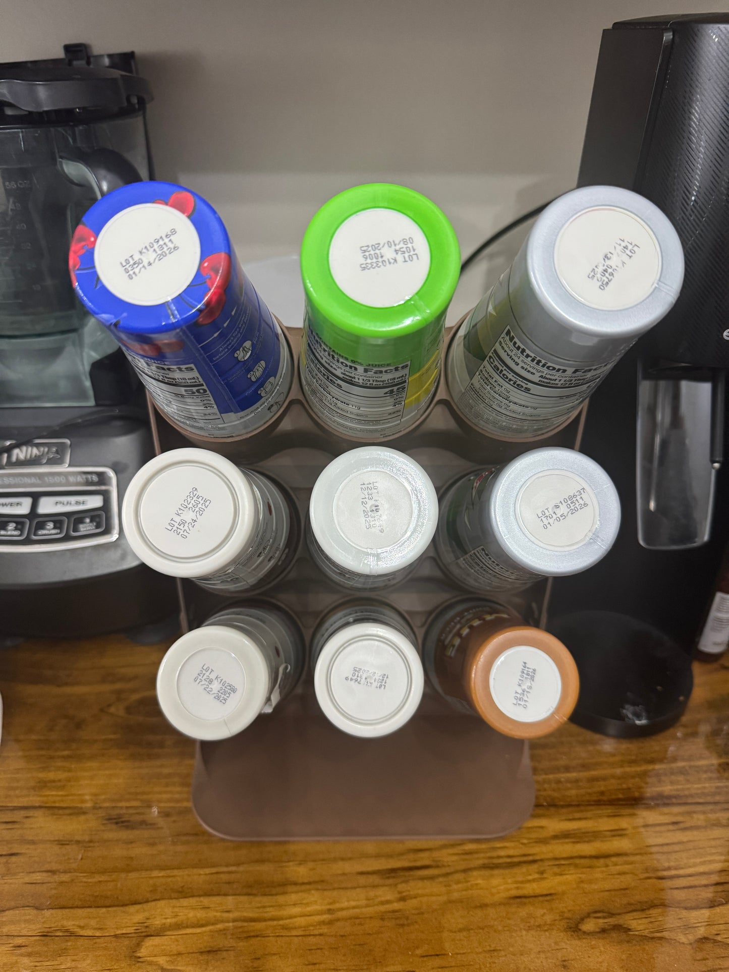 SodaStream Syrup Holder Add-On – Modular Stackable Expansion Rack for Flavor Bottles | 3D Printed Organizer by FHCraftWorks