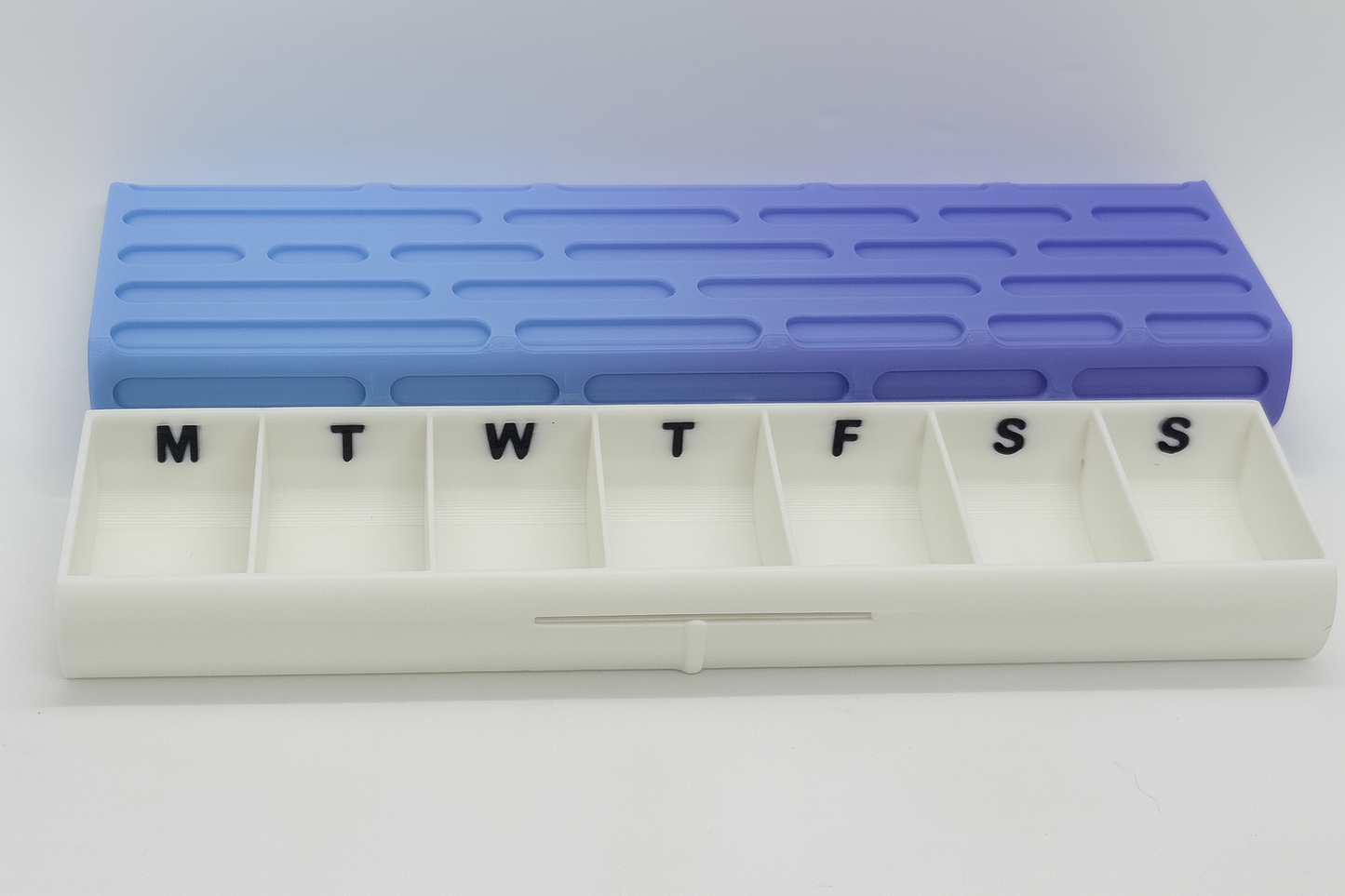 Brick Texture Slim 3D Printed Pill Case