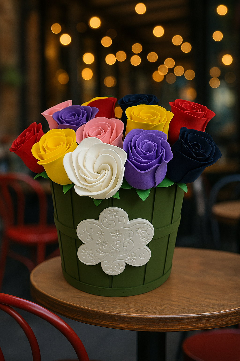 Roses | Red, White, Blue & More | Home Decor Accent, Valentine’s or USA Theme Display