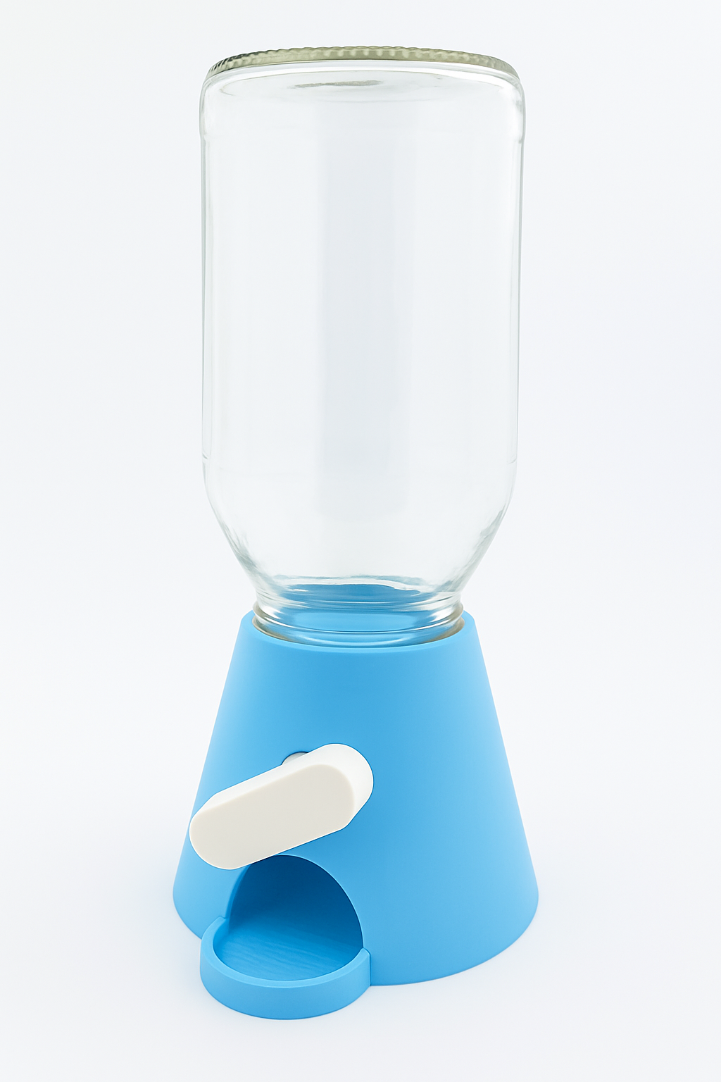 Candy Dispenser – Jelly Jar Treat Dispenser with Turn Lever