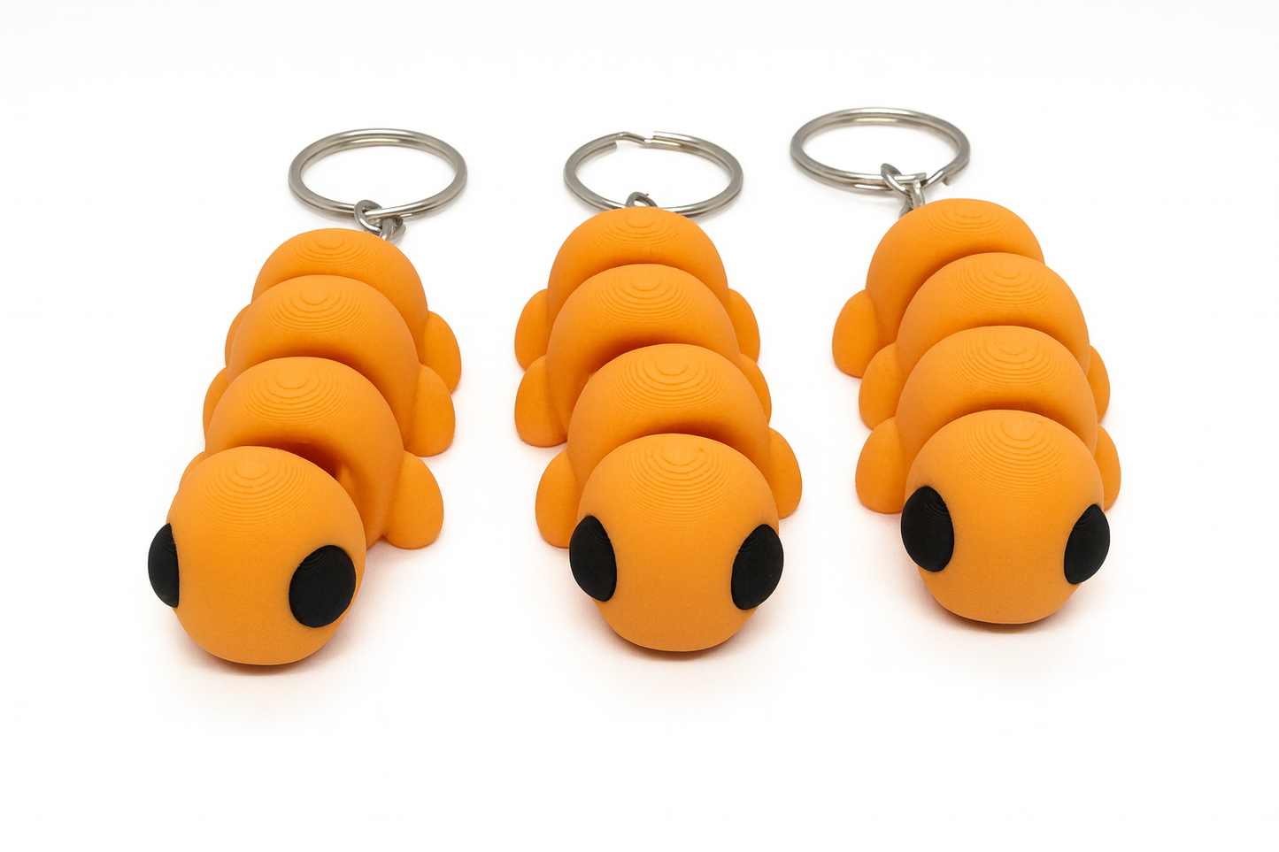 Articulated Caterpillar Keychain