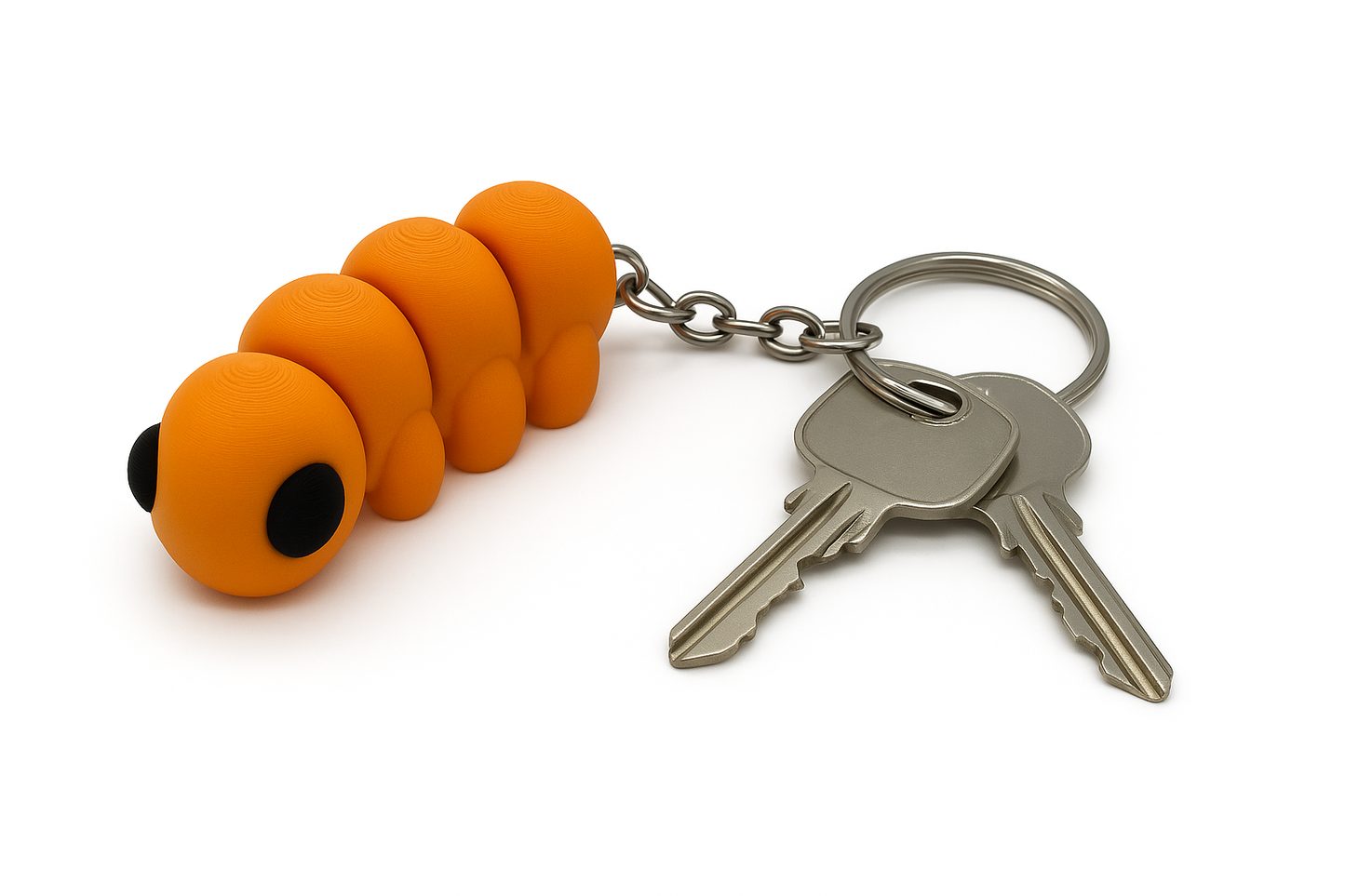 Articulated Caterpillar Keychain