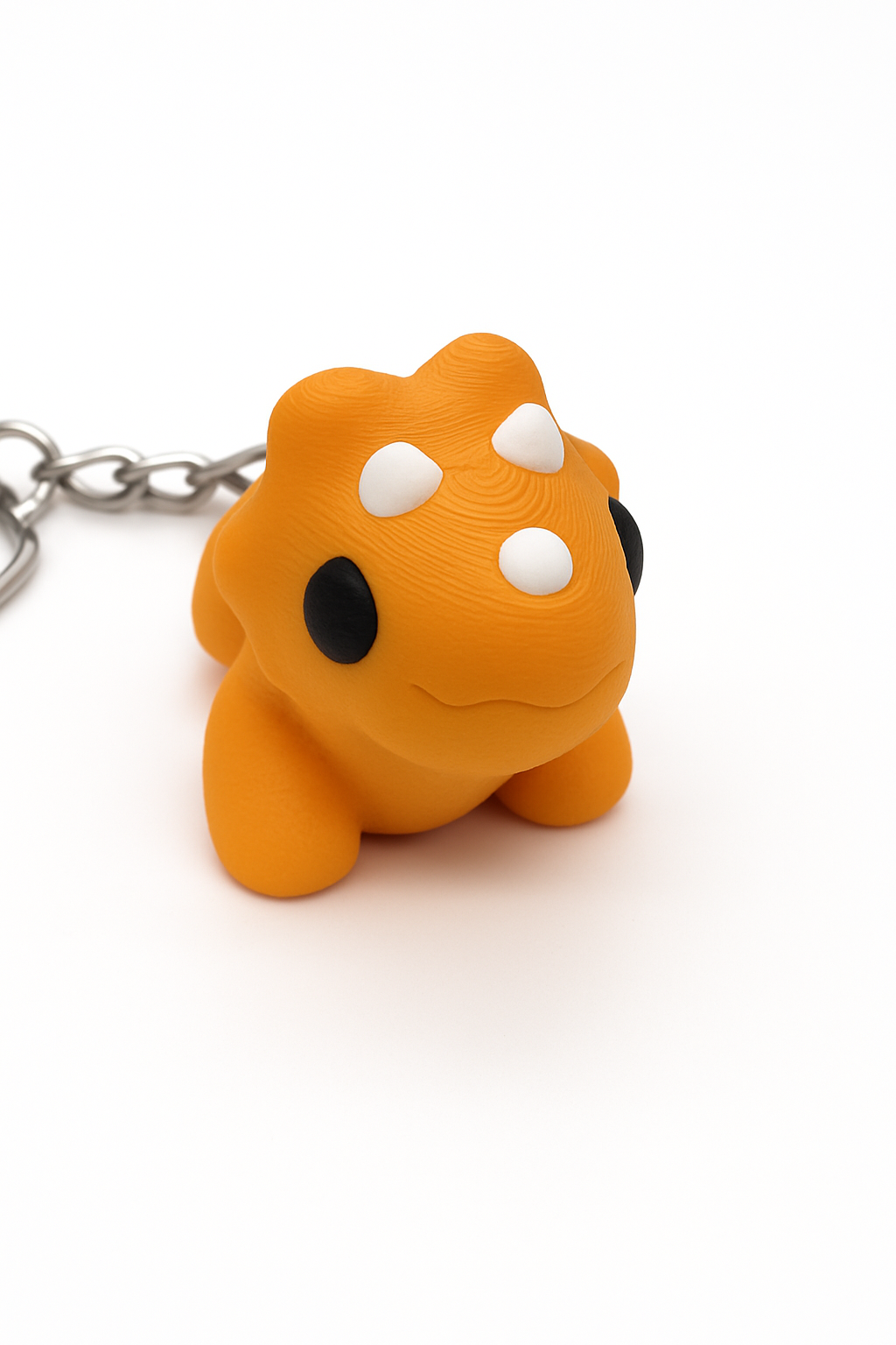 Articulated Baby Triceratops Keychain