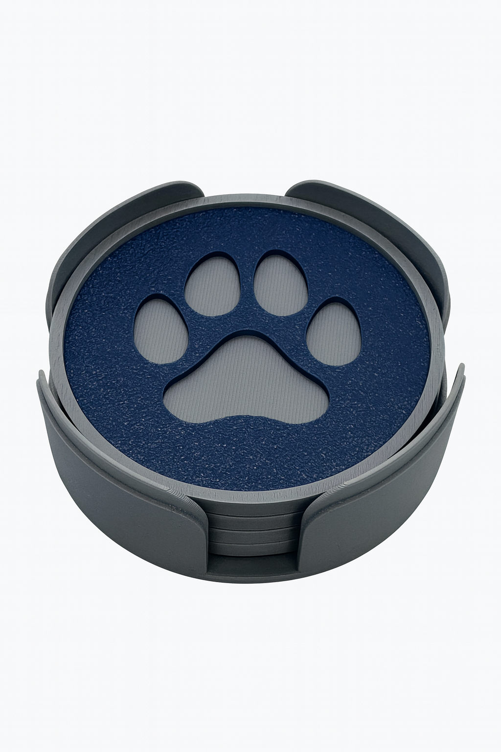 Pawfect Coasters – Bold Paw Print Drink Coaster Set for Pet Lovers