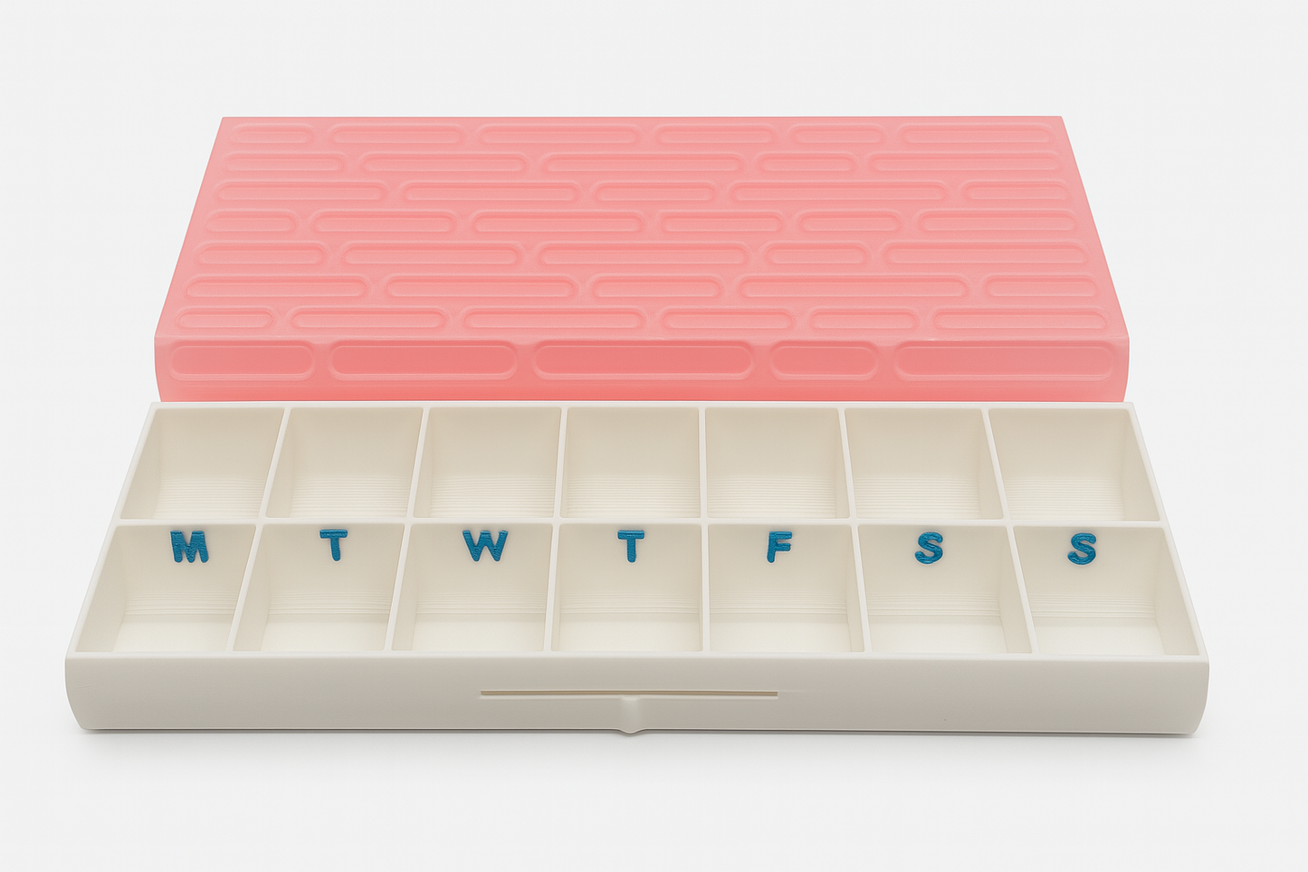 Brick Texture Duo 3D Printed Pill Case