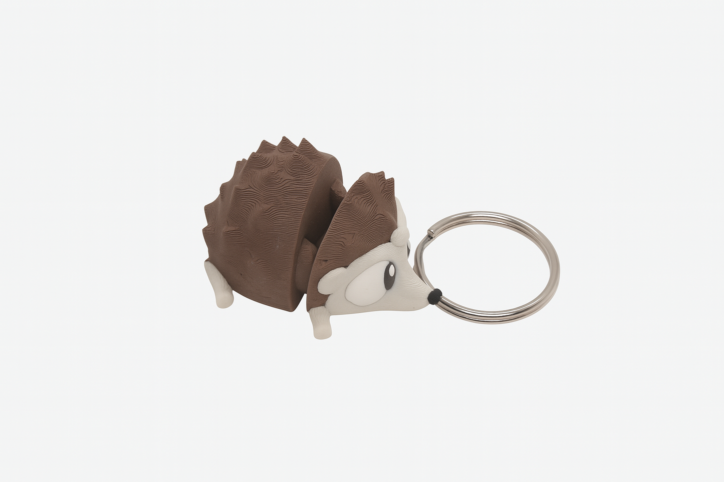 Articulated Flexi Hedgehog Keychain – Articulated 3D Printed Animal Fidget Toy