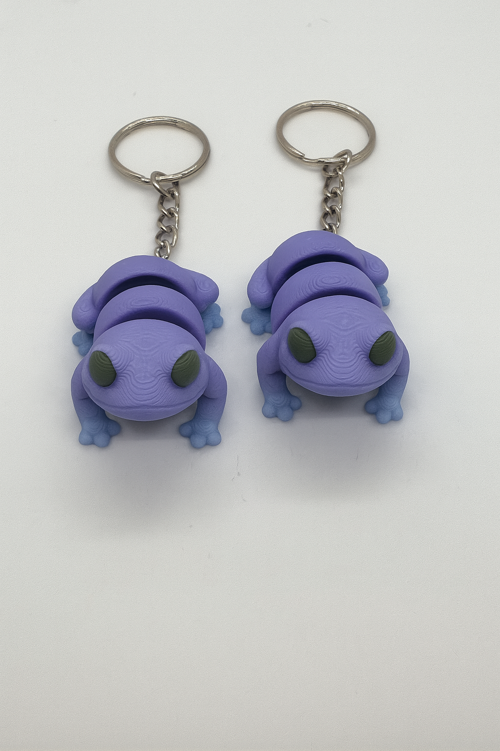 Articulated Frog Keychain: 3D Printed Bendy Animal Charm