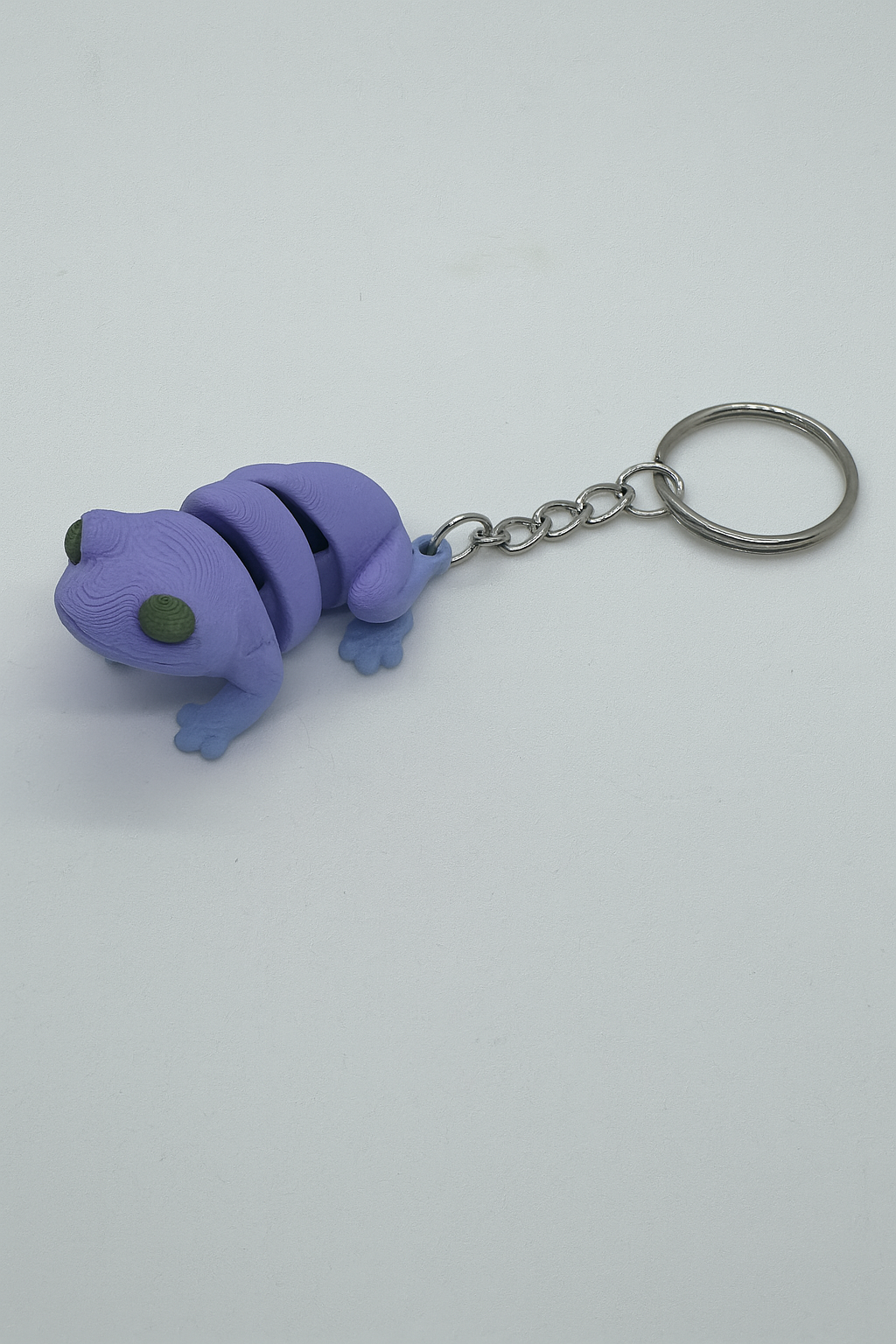 Articulated Frog Keychain: 3D Printed Bendy Animal Charm