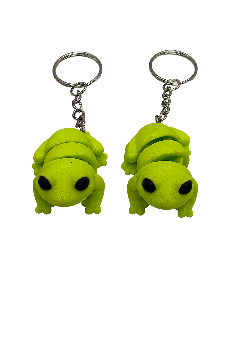 Articulated Frog Keychain: 3D Printed Bendy Animal Charm
