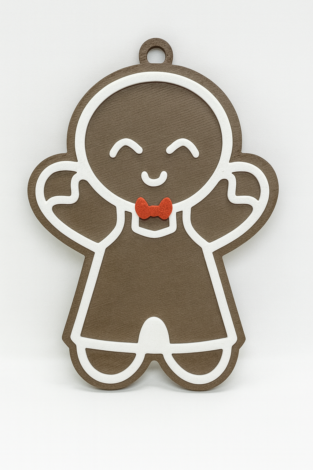Personalized Gingerbread Couple Ornaments – Custom Name Christmas Decor, Cute Gingerbread Man & Woman Tree Decorations