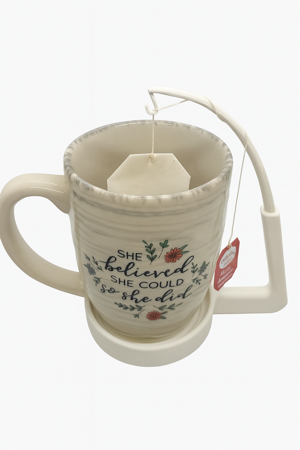 Tea Bag Holder with Fishing Rod: Hands-Free Steeping Tool