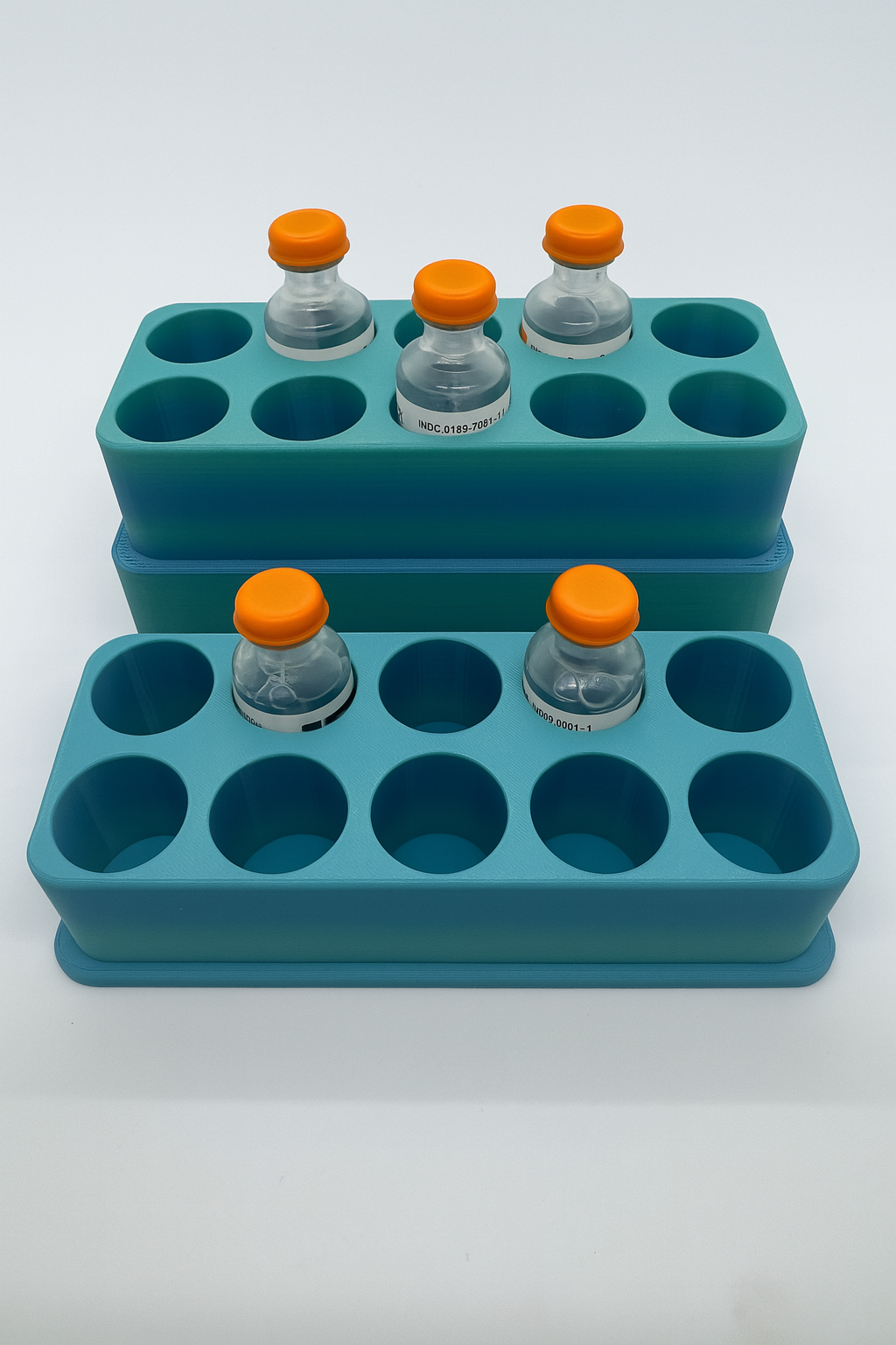 Insulin Vial Organizer – 3D Printed Fridge Storage Rack