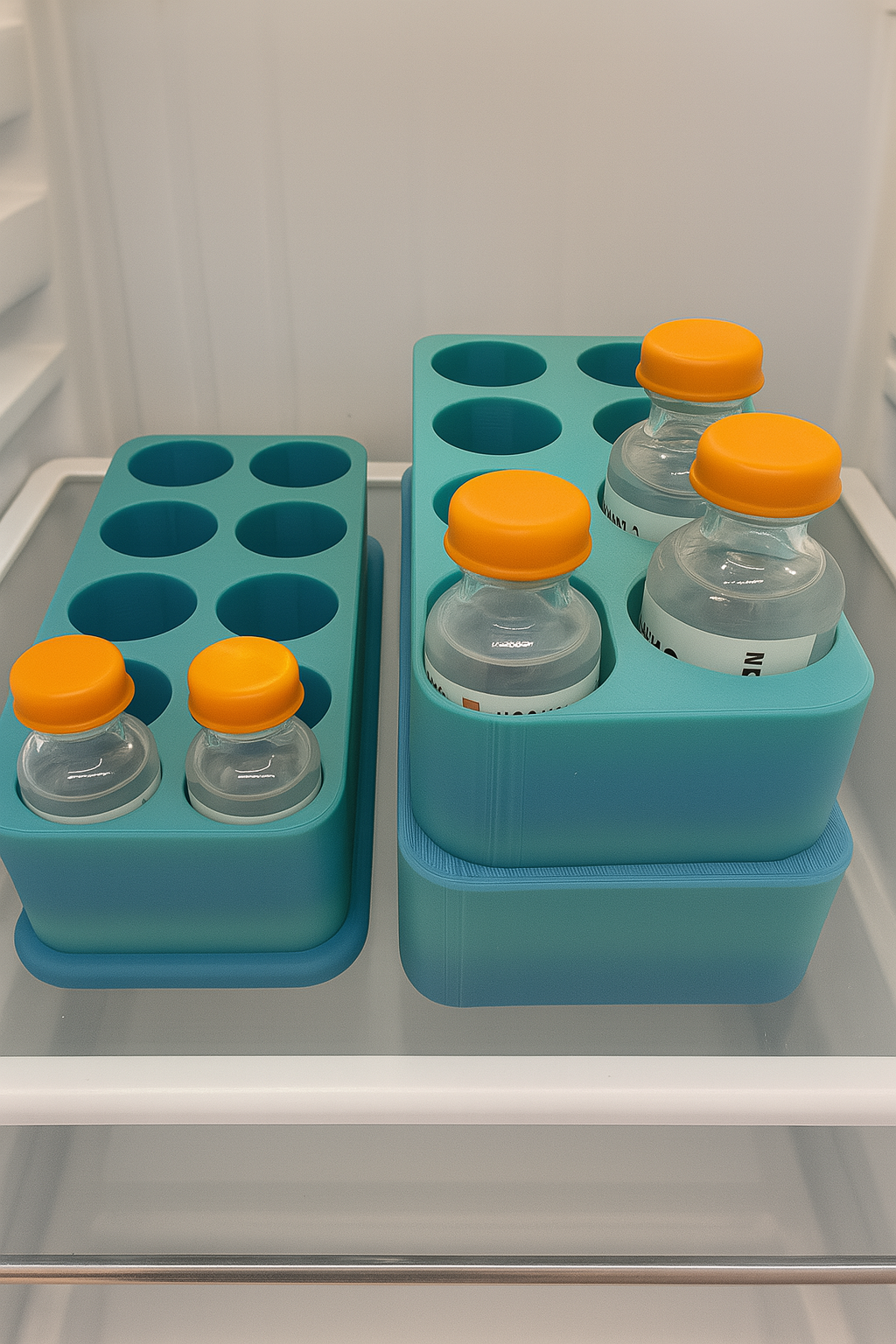 Insulin Vial Organizer – 3D Printed Fridge Storage Rack