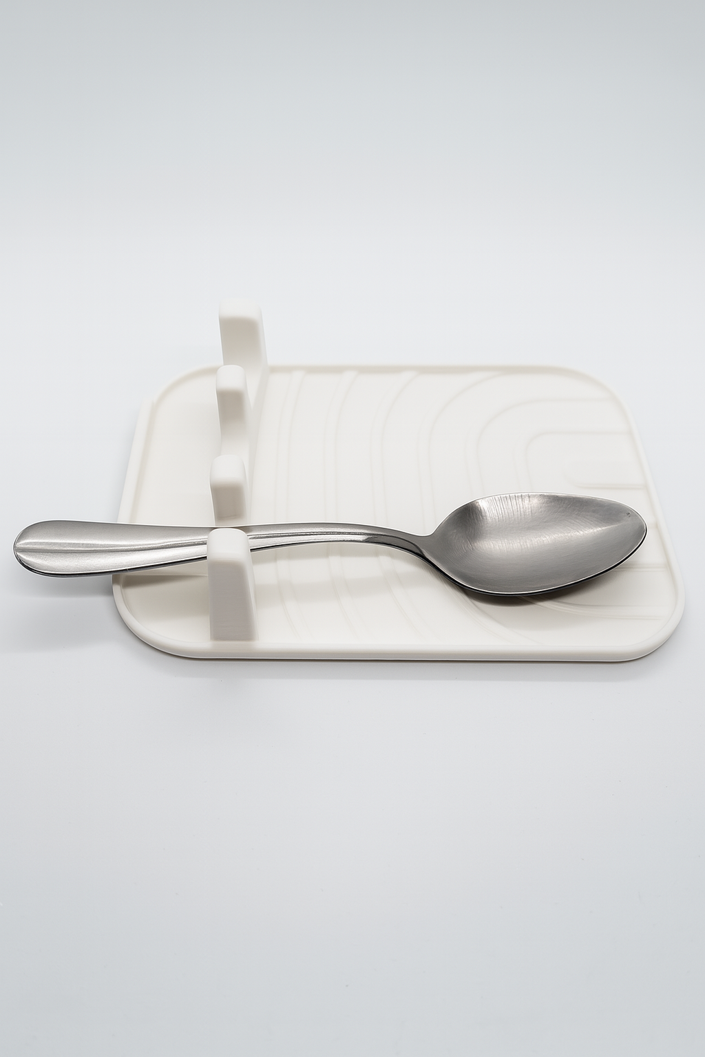 Utensil Rest with Drip Tray – Heat-Resistant Utensil Holder