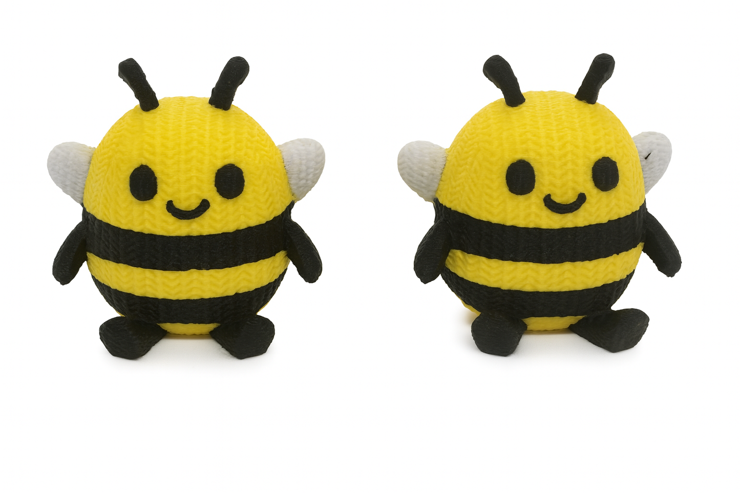 Cute Knitted Bumble Bee Plush – Bee Toy for Kids & Home Décor