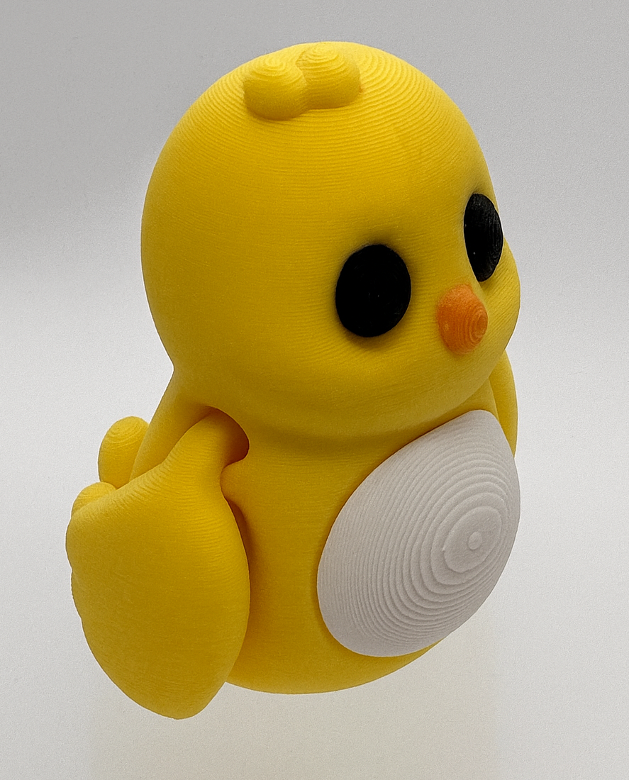 3D Printed Chick Fidget Toy: Poseable Bird Desk Decor