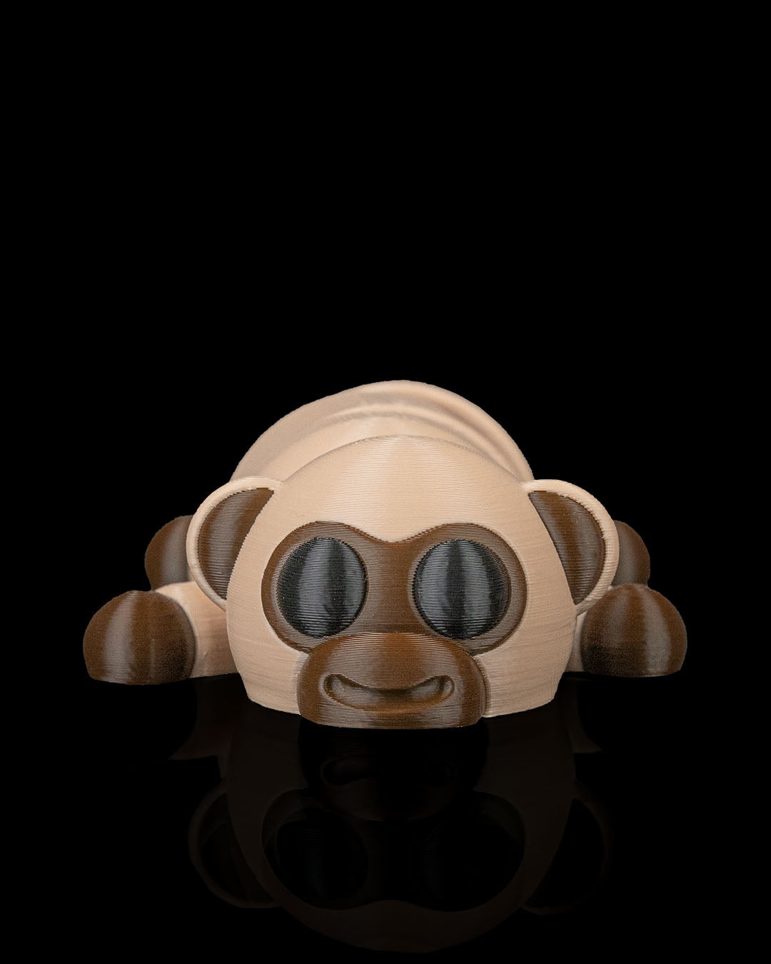 Cute Monkey Figurine – 3D Printed Animal Desk Toy/Collectible | Adorable Monkey Home Décor | Unique Gift for Animal Lovers