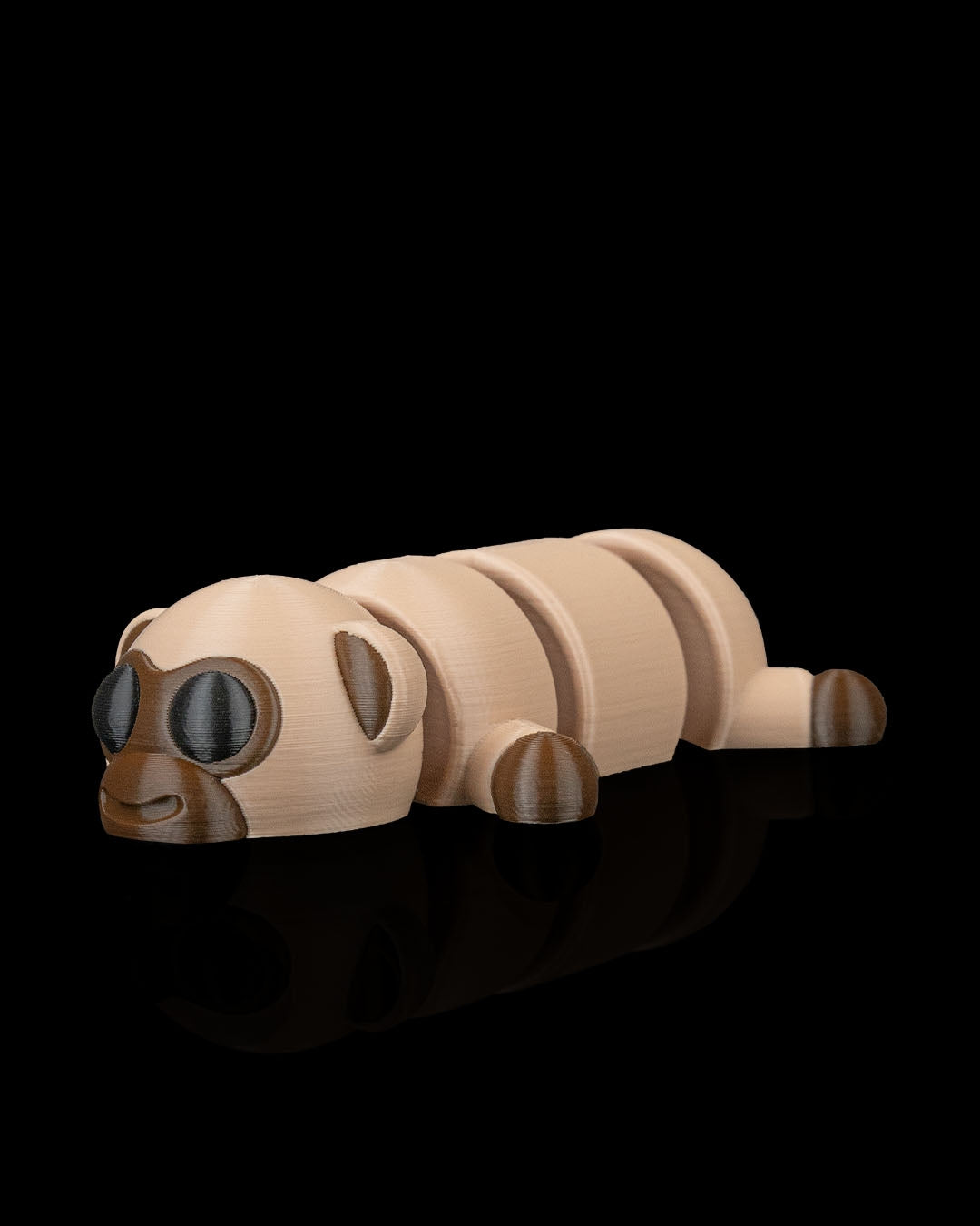 Cute Monkey Figurine – 3D Printed Animal Desk Toy/Collectible | Adorable Monkey Home Décor | Unique Gift for Animal Lovers