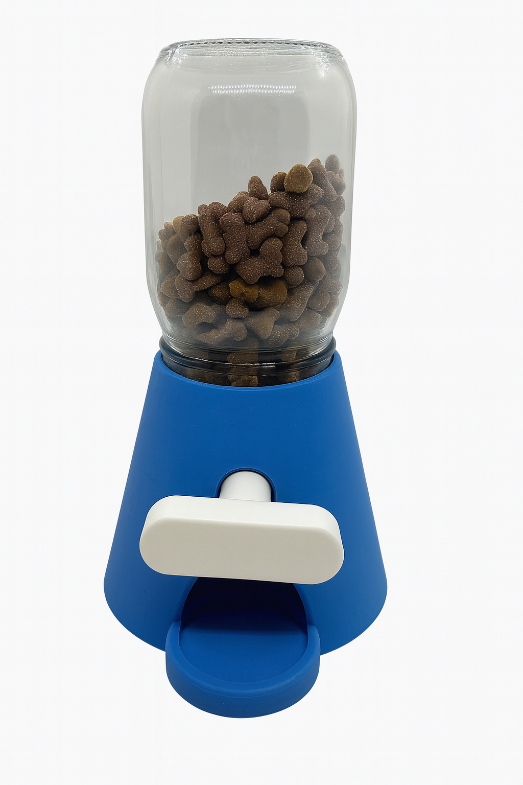 Candy Dispenser – Regular Mouth Mason Jar Treat Dispenser with Turn Lever