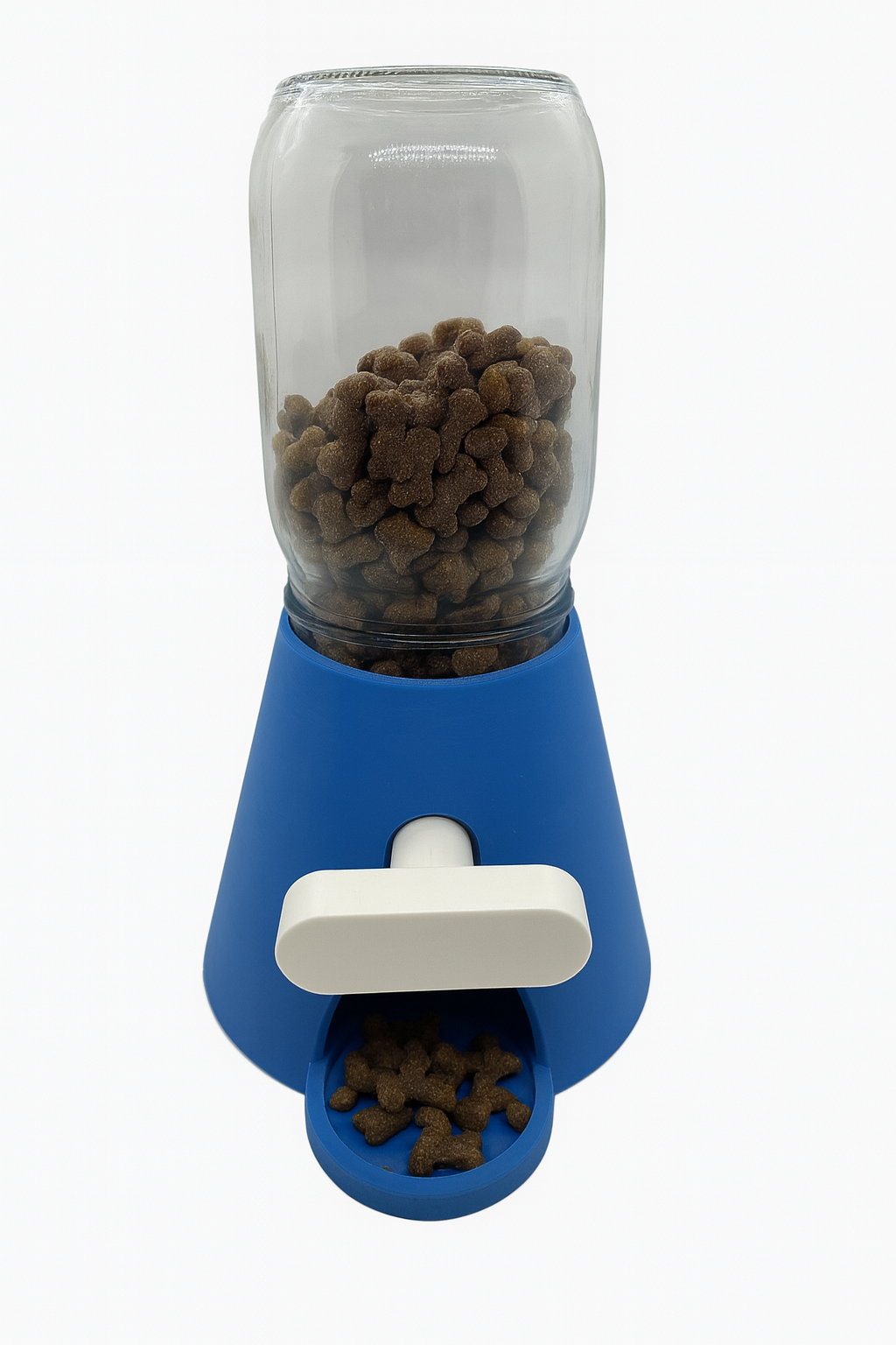 Candy Dispenser – Regular Mouth Mason Jar Treat Dispenser with Turn Lever