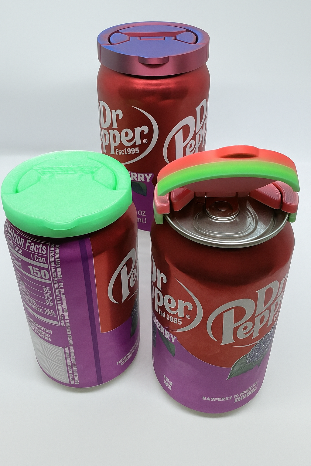 Colorful Reusable Soda Can Covers - 4 Pack Beverage Protectors for Regular Cans