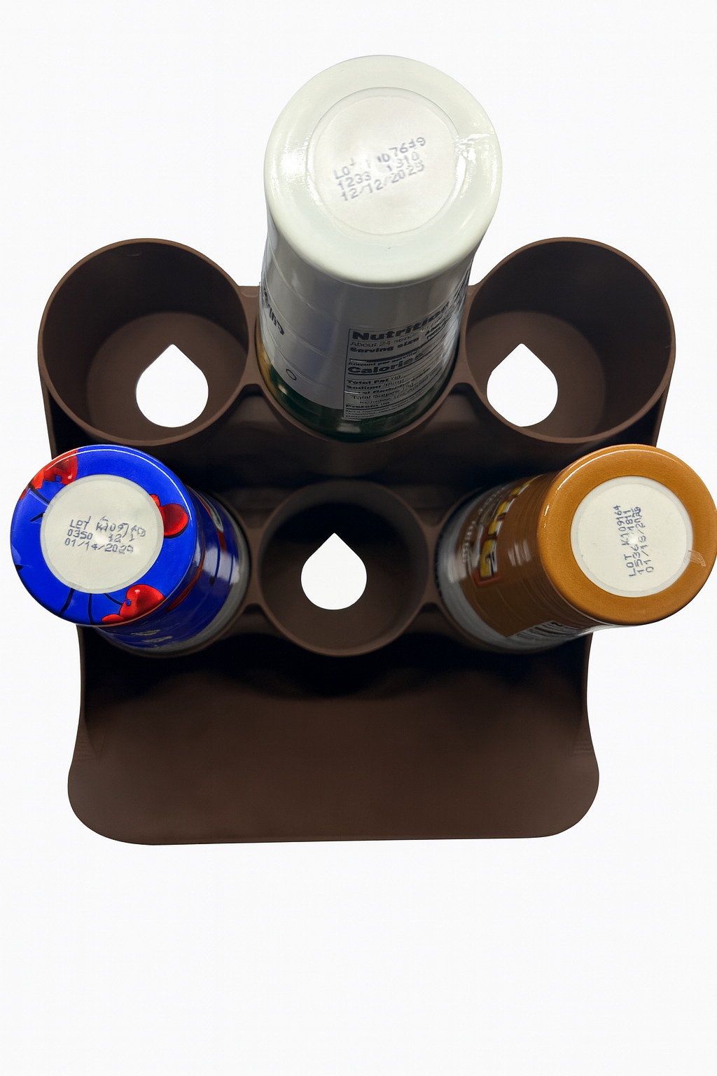 SodaStream Modular Syrup Holder – Space-Saving Organizer Rack for Flavor Bottles