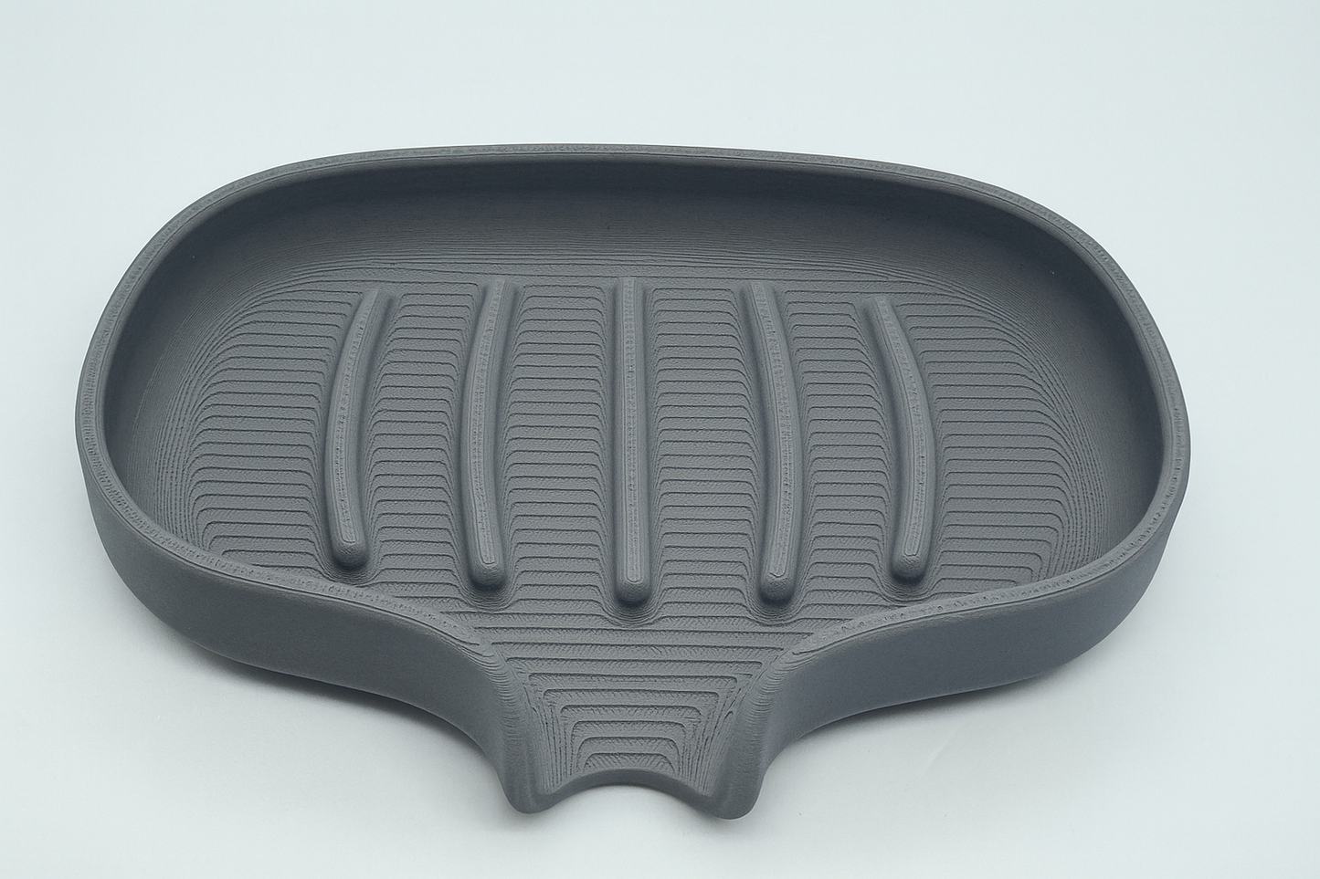 Large Self-Draining Leaf Soap Dish: Quick-Dry, Modern Bathroom Accessory for Kitchen and Shower