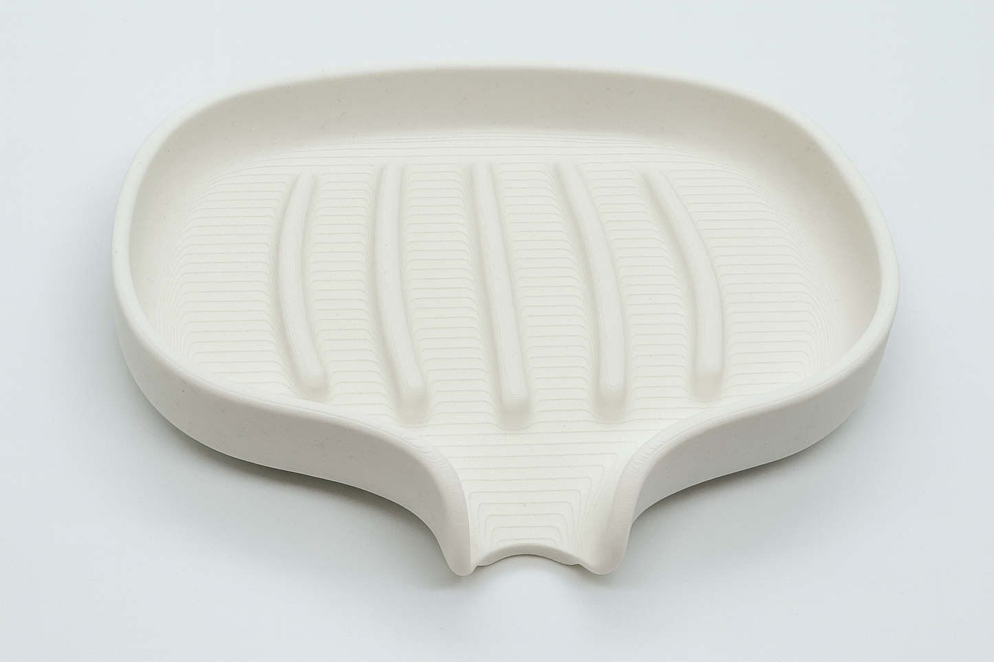 Large Self-Draining Leaf Soap Dish: Quick-Dry, Modern Bathroom Accessory for Kitchen and Shower