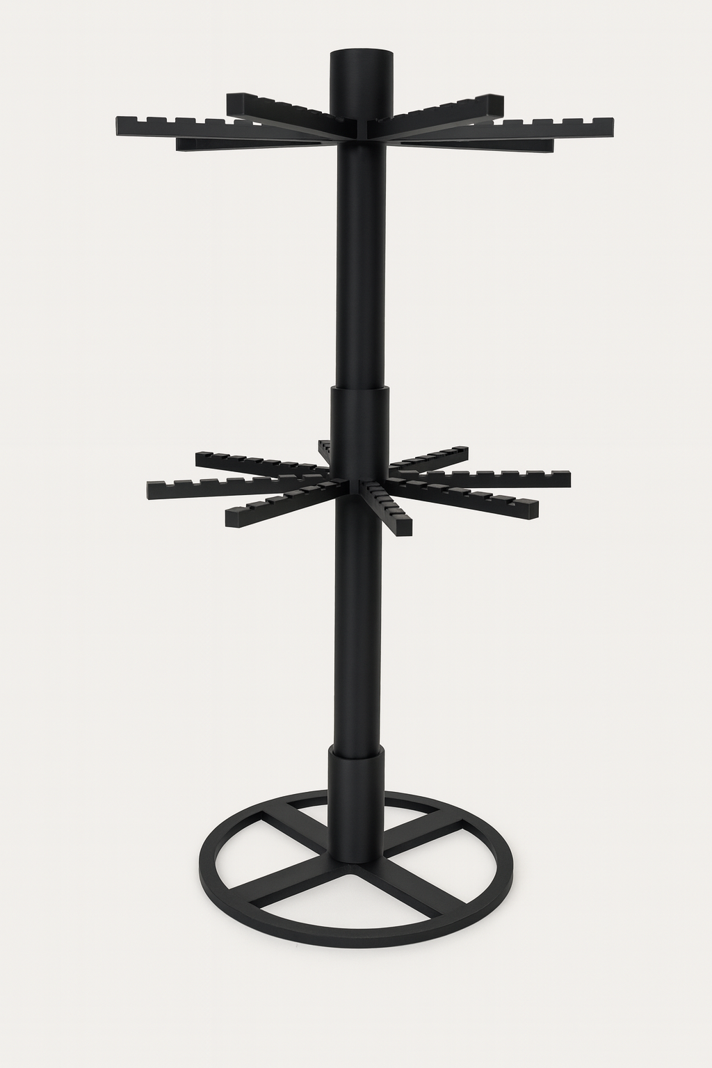 Spinning Keychain Display Stand – Rotating Countertop Organizer Rack for Craft Shows & Retail