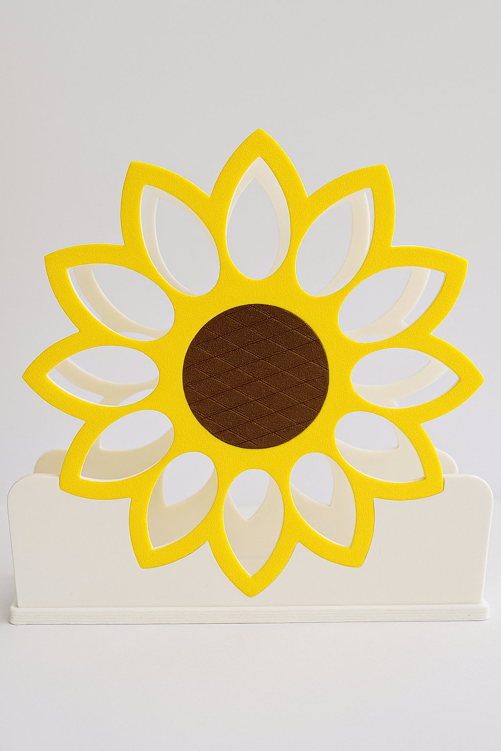 Square Sunflower Napkin Holder – Bright & Cheerful Tabletop Accent