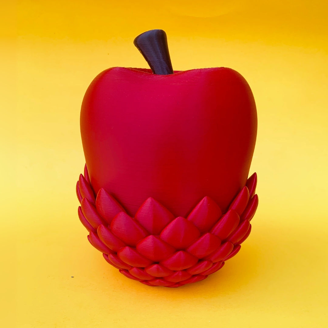 Apple Dragon with Egg – Articulated Fantasy Figurine – Collectible Fidget Toy – Unique Dragon Lover Gift