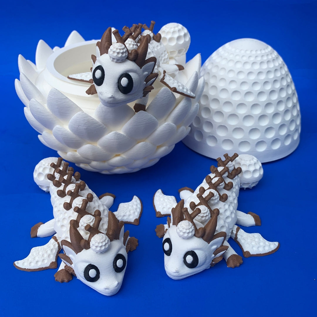 Articulated Field Hockey Dragon Figurine: Fantasy Sports Collectible