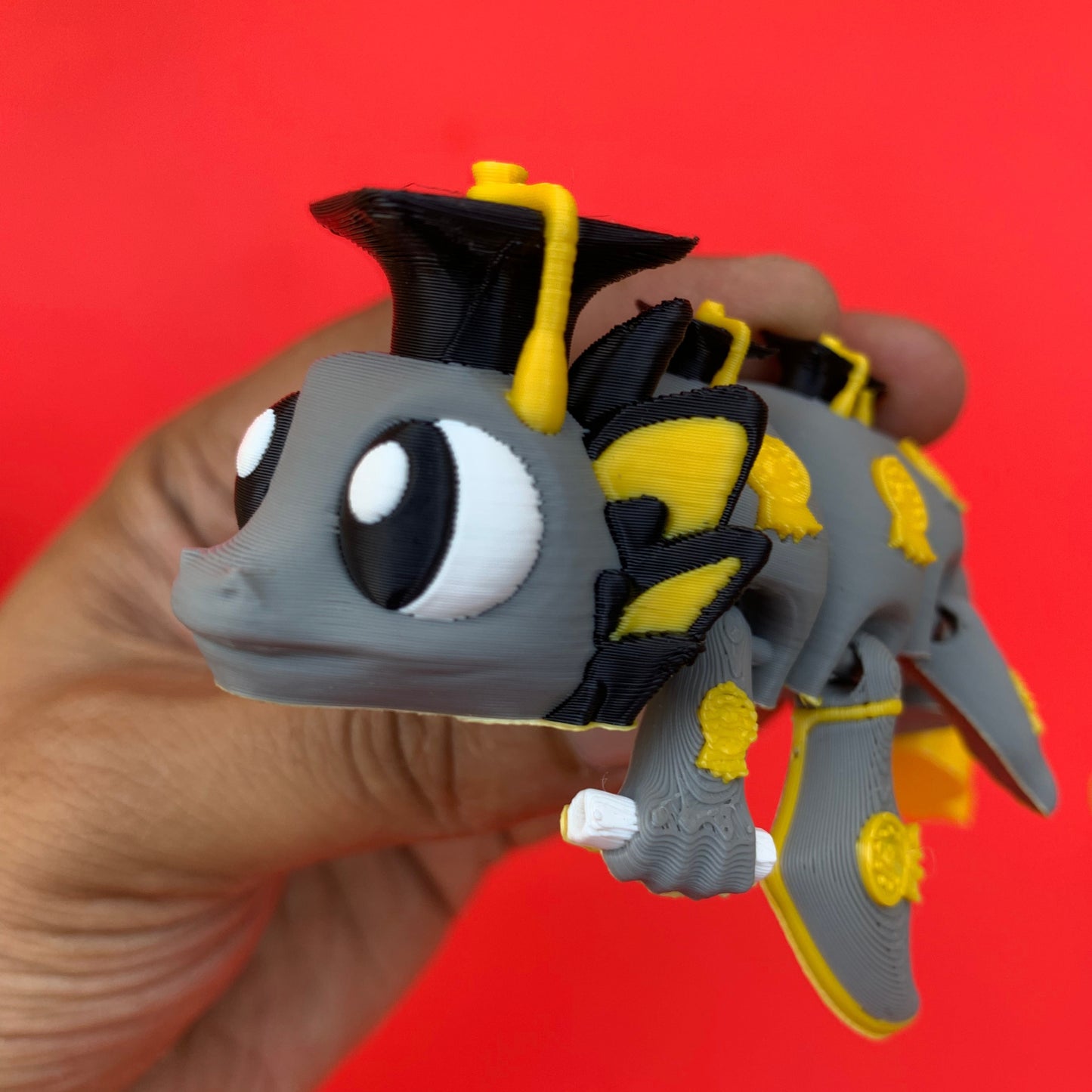 Graduation Dragon with Egg – Articulated Fantasy Figurine – Graduate Gift – Unique Dragon Lover Collectible