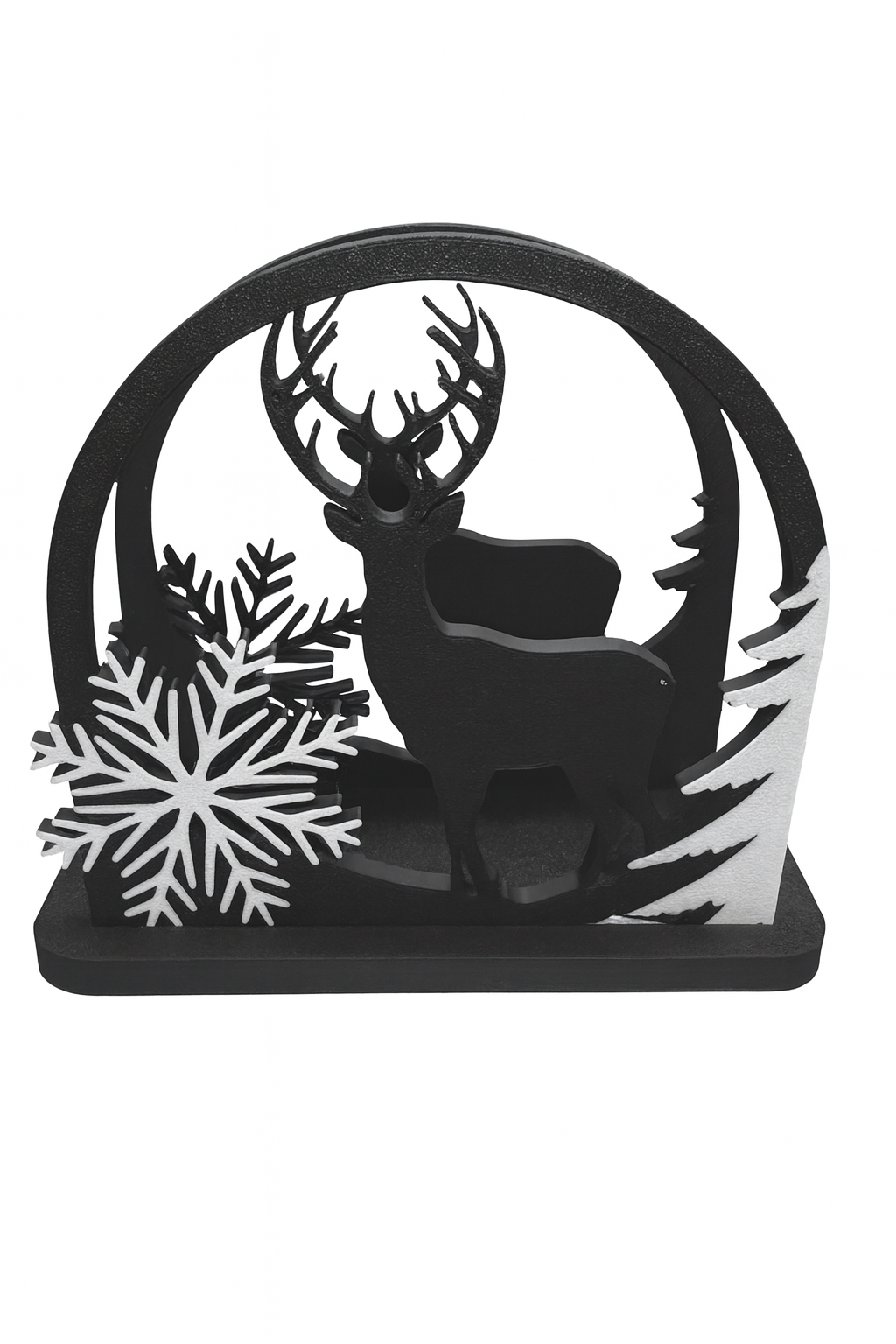 Reindeer Christmas Napkin Holder – Festive Holiday Table Decor