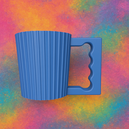 3D Printed Ice Cream Pint Holder: Sustainable Bioplastic, Ergonomic Grip