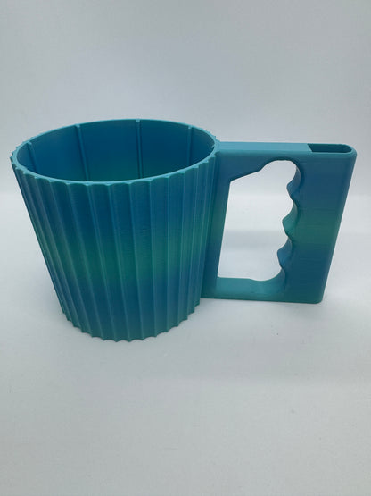 3D Printed Ice Cream Pint Holder: Sustainable Bioplastic, Ergonomic Grip