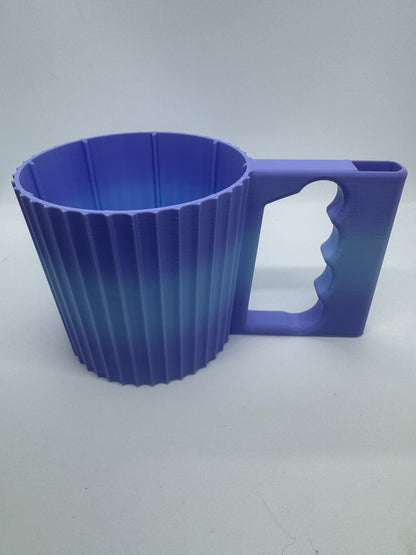 3D Printed Ice Cream Pint Holder: Sustainable Bioplastic, Ergonomic Grip