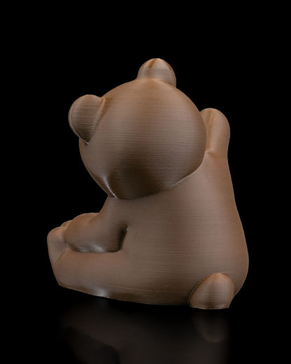 Bear Phone Holder – Cute 3D Printed Smartphone Stand – Woodland Animal Desk Decor – Kawaii Bear Figurine – Unique Phone Dock Gift