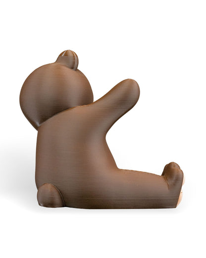 Bear Phone Holder – Cute 3D Printed Smartphone Stand – Woodland Animal Desk Decor – Kawaii Bear Figurine – Unique Phone Dock Gift