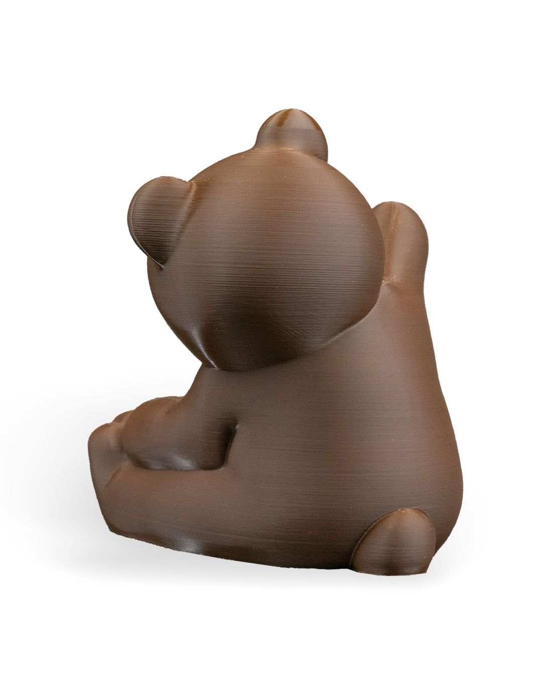 Bear Phone Holder – Cute 3D Printed Smartphone Stand – Woodland Animal Desk Decor – Kawaii Bear Figurine – Unique Phone Dock Gift