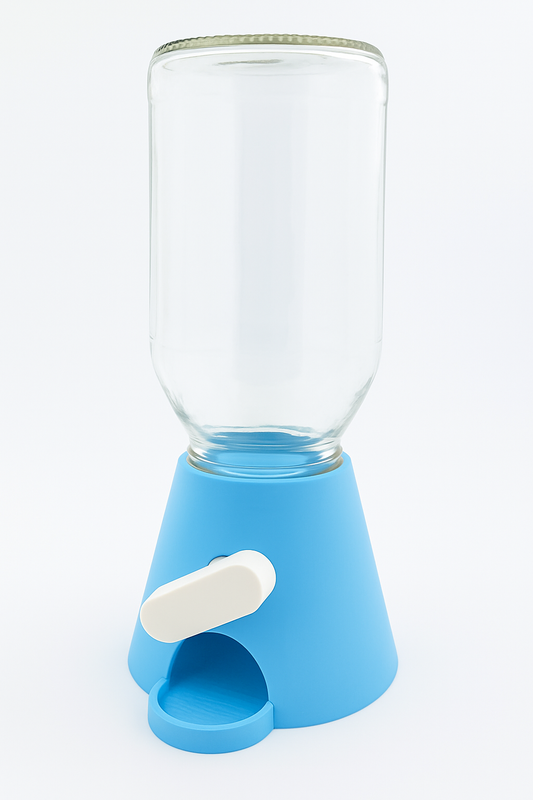 Candy Dispenser – Jelly Jar Treat Dispenser with Turn Lever
