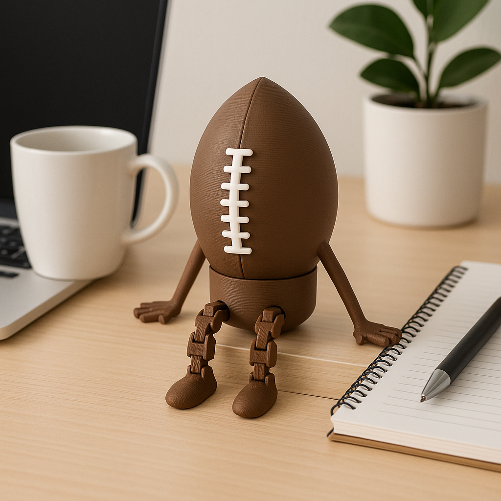 Football Buddy Desk Decor: Sports Fan Gift, Game Day Ornament