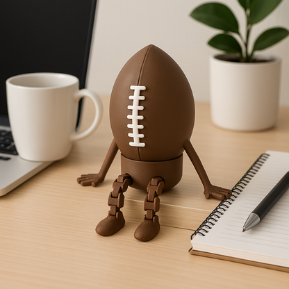 Football Buddy Desk Decor: Sports Fan Gift, Game Day Ornament