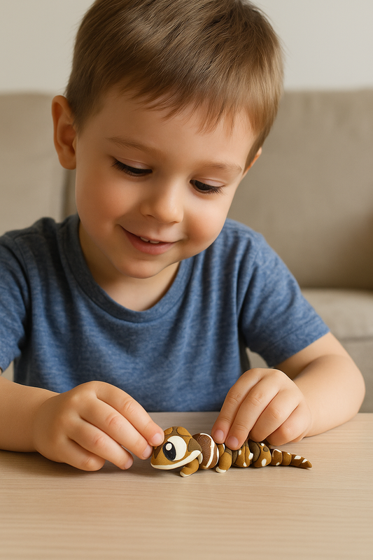 Articulated Flexi Gecko Buddy – Articulated Fidget Toy for Kids & Reptile Lovers