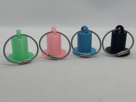 Coban Tape Holder for Nurses – 1" Medical Tape Dispenser with Steel Key Ring | EMS, Paramedic, Phlebotomist, Nurse Badge Accessory
