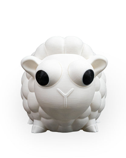 Cute Sheep Piggy Bank | 3D Printed Farm Animal Coin Bank for Kids/Adults | Adorable Money Saving Bank | Unique Sheep Gift Idea