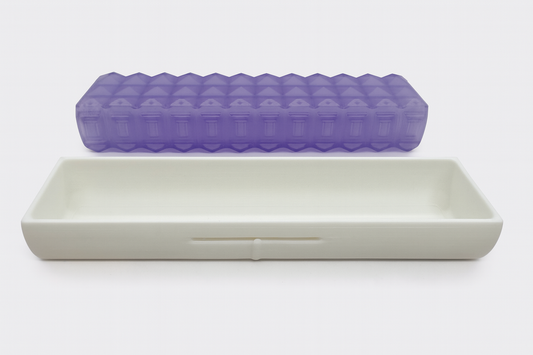 Diamond Texture Mini 3D Printed Pill Case