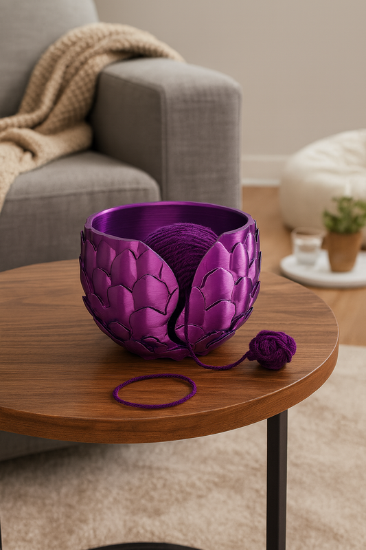Dragon Egg Yarn Bowl – Unique 3D Printed Crochet & Knitting Organizer