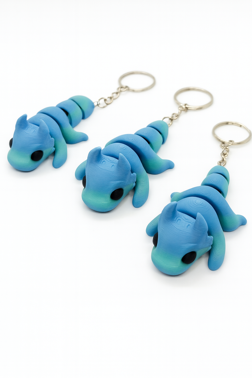 Articulated Dragon Keychain
